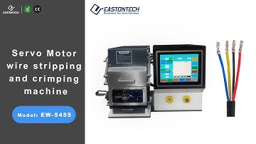 EW-5455 Servo Motor Wire Stripping and Terminal Crimping Machine