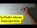 Ecuaciones con X &quot;ambos lados del Igual&quot; Tus Profes Adoran Estos ejercicios