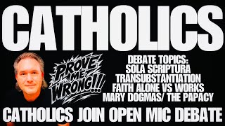 CATHOLICS JOIN OPEN MIC DEBATE on Sola Scriptura, Mary Dogmas, Eucharist, Faith Plus Works etc
Help Support This Ministry: To help support by donation or become a monthly member see links below (Thank you)
Buy Me a Cup of Coffee https://buymeacoffee.com/kellypowersbpa
PayPal https://www.paypal.com/cgi-bin/webscr?cmd s-xclick&hosted_button_id=ZYMTV9J5WSP98
Please SUBSCRIBE to my new channel Street Talk with Kelly Powers https://www.youtube.com/@StreetTalkKellyPowers which will be focusing on street conversations, discussions, debates, interviews, and things related to Christianity and current events, reaching those in Cults and Religions sharing the Gospel of Jesus Christ with them.
Website: https://www.bereanperspective.com
Contact: bereanperspectiveapologetics@gmail.com
CATHOLICS JOIN OPEN MIC DEBATE: Topics on Sola Scriptura, Faith Plus Works, Mary Dogmas, Eucharist, Transubstantiation, Papacy, Papal Authority, Magisterium, Roman Catholic Church the One True Church, Apostolic Succession, Church Fathers, Sola Scriptura vs Catholicism, the Gospel of Jesus Christ, and more. This is an open mic debate discussion and also for questions and answers, and to be respectful. If you are a Roman Catholic or someone else who like to join the discussion come on up.
Check Out These Debates with Roman Catholic & Mormons:
Trent Horn vs Kelly Powers Debate on Is Sola Scriptura Biblical https://www.youtube.com/live/8PqpBxsJJFY?si=SgUHZvQeUVIo68Pv
Dr. Robert Sungenis vs Kelly Powers | Salvation is by Faith Alone or Faith & Works https://youtu.be/P8leE7cuvYM?si=i_rUAzhWUZb13ffE
Kelly Powers VS Sam Shamoun Debate on Church Fathers, Water Baptism, Mary Veneration, Mary Intercession, Praying to Mary, and More! Sam Gets Busted Again!!! https://www.youtube.com/live/IJGkzNXB-l4?si=o75bs00ehzRuHGHK
Kelly Powers vs William Albrecht Debate the Perpetual Virginity of Mary & Are Mary Dogmas Biblical! https://www.youtube.com/live/H2LzZ9Gfk3Q?si=OCdL0Vpzei kFHI
Kelly Powers vs Hayden Carroll (Mormon) Debate Is Mormonism Demonic? https://youtu.be/t2pzRK1GyIs?si=aTvViZ1lyKRWTpL2
Kelly Powers vs Robert Gurr (Mormon) Debate: Who has the True Gospel of Jesus Christ? https://www.youtube.com/live/uL8-tF42-cw?si=ay8NLa1Ddi5B8CiK
Kelly Powers vs TJ Hale (Mormon) Debate: Is the Gospel of Mormonism False? Did Joseph Smith Have the Priesthood? https://youtu.be/mj-CkI2dlDI?si=YiMT59lwqAellncW
Kelly Powers vs Hayden Carroll Sola Scriptura Debate: The Bible is Infallible & the Ultimate Authority of Doctrine https://www.youtube.com/live/oPFHdc5qn-A?si=DrfqzBFjDfxhUV
Kelly Powers (Christian) vs Michael Mayer (Mormon) Debate: Who Has The True Gospel? https://www.youtube.com/live/Y6L9Y9WNCKM?si=Fx9KS7ErrBIHhMPF
Anthony Rogers and Kelly Powers Back At It Answering Your TOUGHEST Questions on Sola Scriptura!!! https://youtube.com/live/zpI6s5iKEdI
Is Sola Scriptura Biblical? Review of Anthony Rogers vs Trent Horn Debate! Come Share Your Thoughts https://youtube.com/live/GGCkw3OWcIs
Berean Perspective Apologetics
Kelly Powers (The Sermonator) CATHOLICS JOIN OPEN MIC DEBATE on Sola Scriptura, Mary Dogmas, Eucharist, Faith Plus Works etc