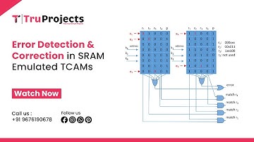 Error Detection and Correction in SRAM Emulated TCAMs I FINAL YEAR VLSI IEEE PROJECTS IN HYDERABAD