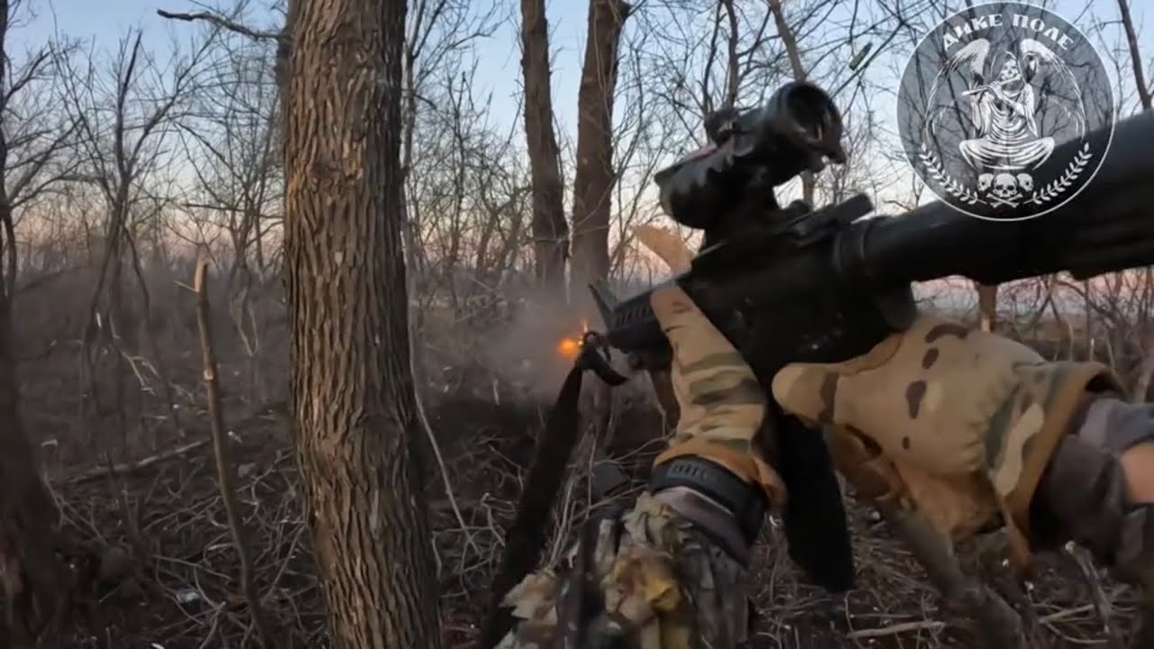 Ukraine GoPro Intense Bakhmut Forest Firefighting with Russian Wagner