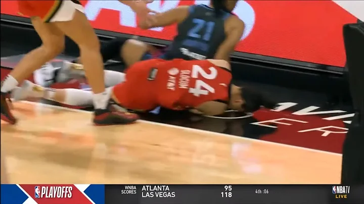 Tianna Hawkins LAYS OUT Destiny Slocum Going For S...
