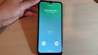 Incoming Call on the Samsung Galaxy A13 With an Over The Horizon Ringtone Sound