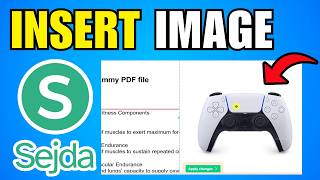How To Insert Image In Sejda PDF Editor (2026) (Step By Step For Beginners)