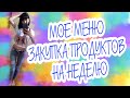 Мое меню \\ Закупка продуктов на неделю