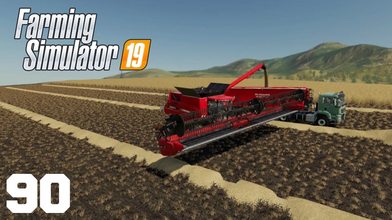 Farming Simulator 19 - GAMEPLAY - Colhendo Girassol #90 60 FPS FHD