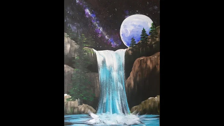 Galaxy Falls Acrylic Painting Tutorial