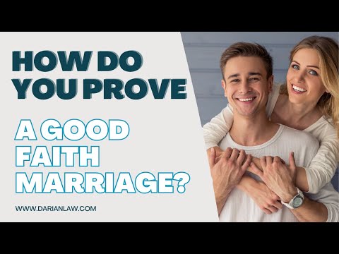 USCIS interview: proving a good-faith marriage