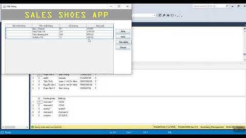 Demo App Bán Giày (Java JDBC +  SQL Server) | WindyCode