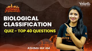 Quiz - Top 40 Questions | Biological Classification Class 11 | Biology | Vedantu Master