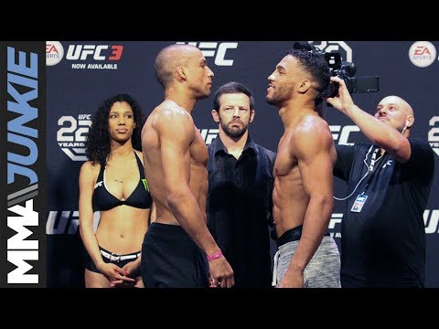 UFC Atlantic City ceremonial weigh-in highlights