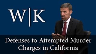 Defenses to Attempted Murder Charges in California
