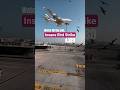 POV Emirates A380 overcome a Bird Strike during landing #plane #emirates #a380