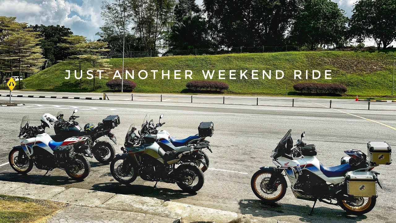 Ride to Muar - Food hunting with Honda Transalp XL750