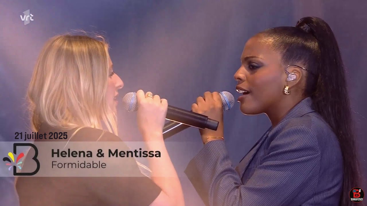 Formidable (Stromae) par Héléna Bailly & Mentissa [LIVE concert fête nationale belge] • [21/07/2025]