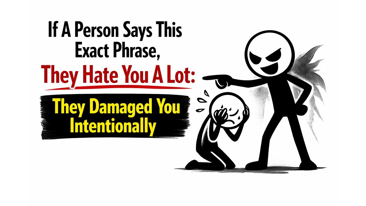 If A Person Says This Exact Phrase, They Hate You A Lot: They Damaged You Intentionally | Carl Jung