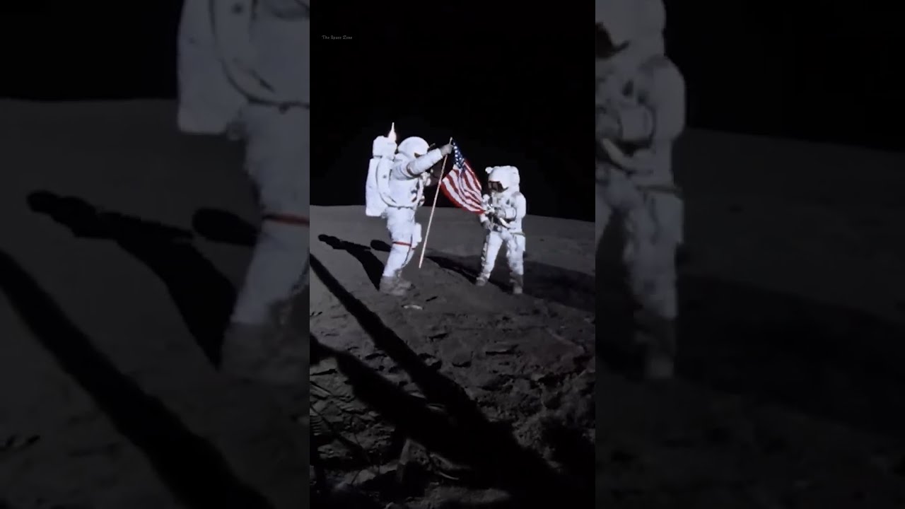 Neil Armstrong S Moon Landing Video Shorts Short Viral Viralvideo Thespacezone