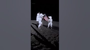 Thumbnail of Neil Armstrong's Moon landing video  😍🔥 #shorts #short #viral #viralvideo #thespacezone