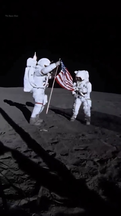Neil Armstrong's Moon landing video  😍🔥 #shorts #short #viral #viralvideo #thespacezone