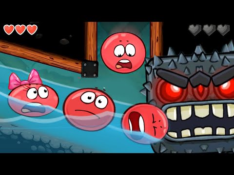 БОСС ЗАТОПИЛ ТОННЕЛЬ ⭐️RED BALL 4 ⭐️ИГРА ПРО КРАСНЫЙ ШАРИК  