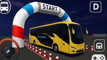 🚌Bus Parking and Driving Simulator - Bus Parking 3D - Bus Game Car Game Android - Gameplay