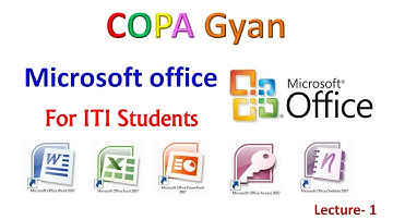 Lecture 1: MS office introduction.