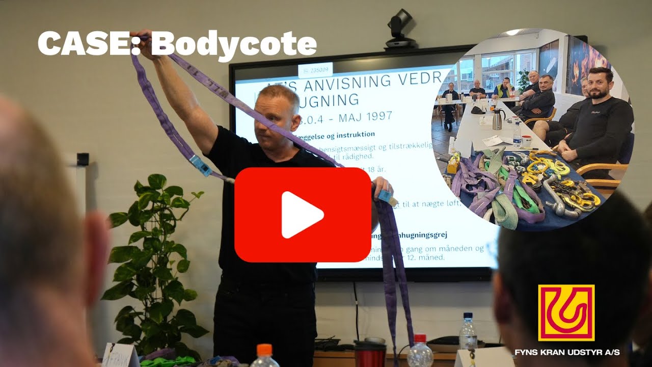 CASE Kom med på Sikker Anhugningskursus hos Bodycote i Ejby YouTube