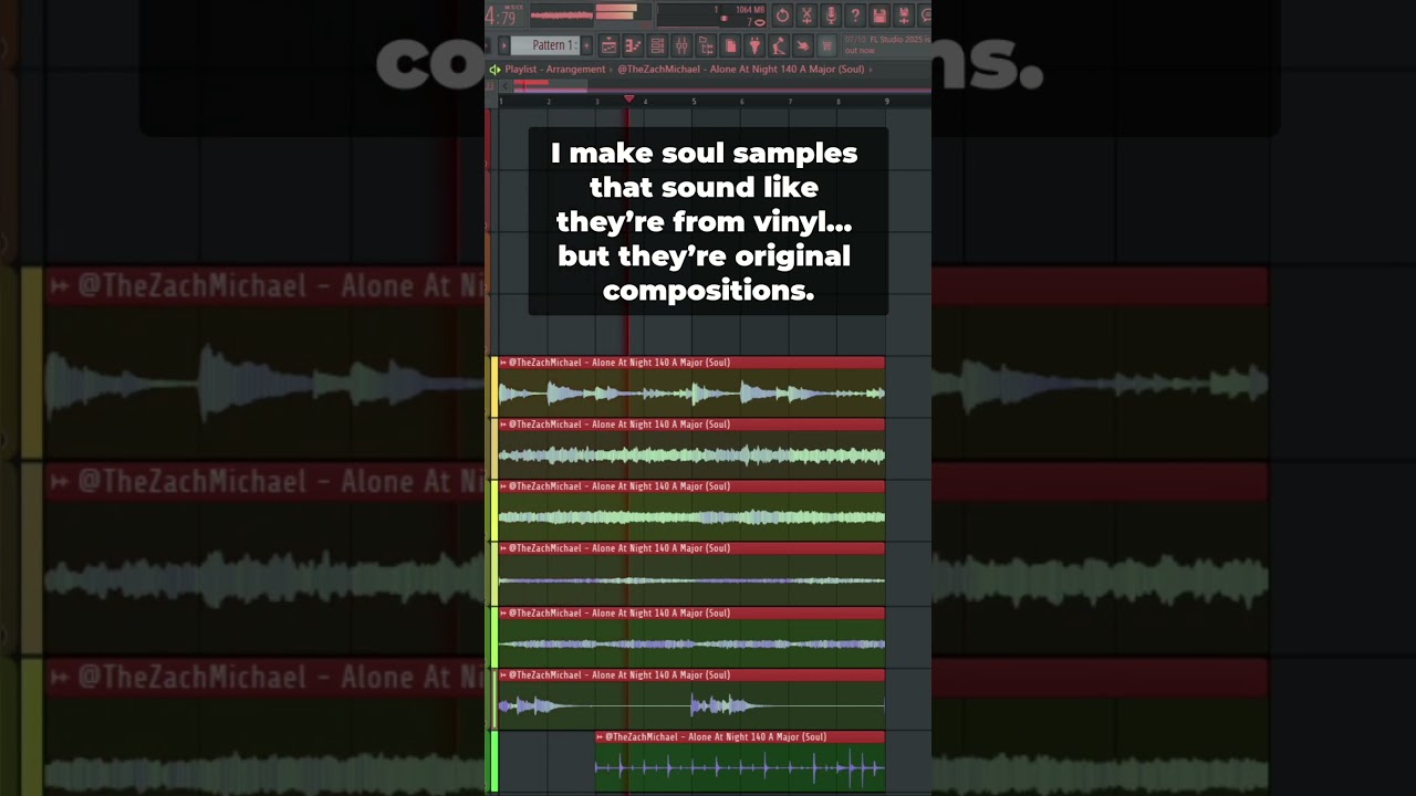 I make ORIGINAL soul samples for MUSIC PRODUCERS