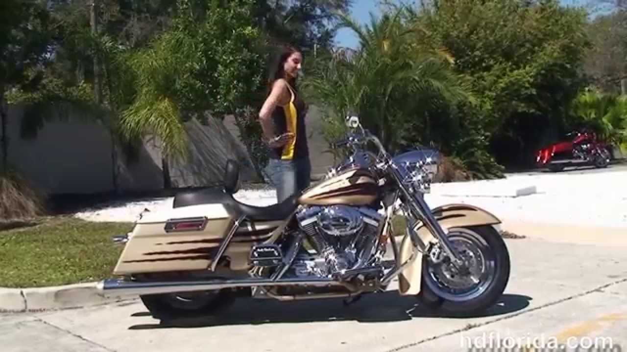 Used 03 Harley Davidson Cvo Road King Motorcycles For Sale In Lutz Fl Youtube