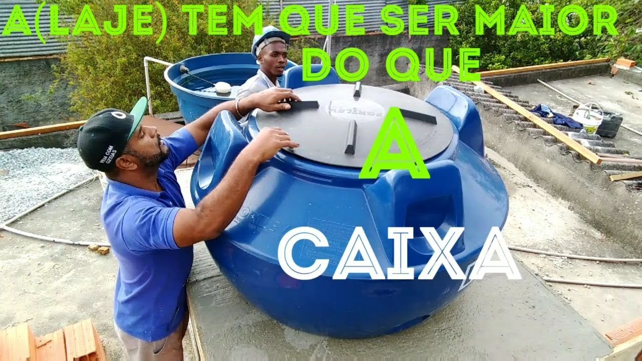 Caixa D água Baixa Fortlev Para Telhado Baixo Base De Laje Pra Caixa D Agua Como Fazer Youtube