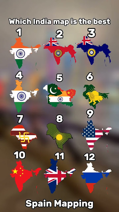 Which India map is the best #geography #history #mapping #map #world #india