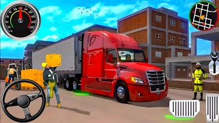 US Cargo Truck Trailer Driving 3D - Transporter Delivery Truck Simulator 2026 - Android GamePlay screenshot 3
