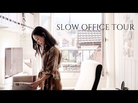 slow-office-tour-|-small-home-office-makeover