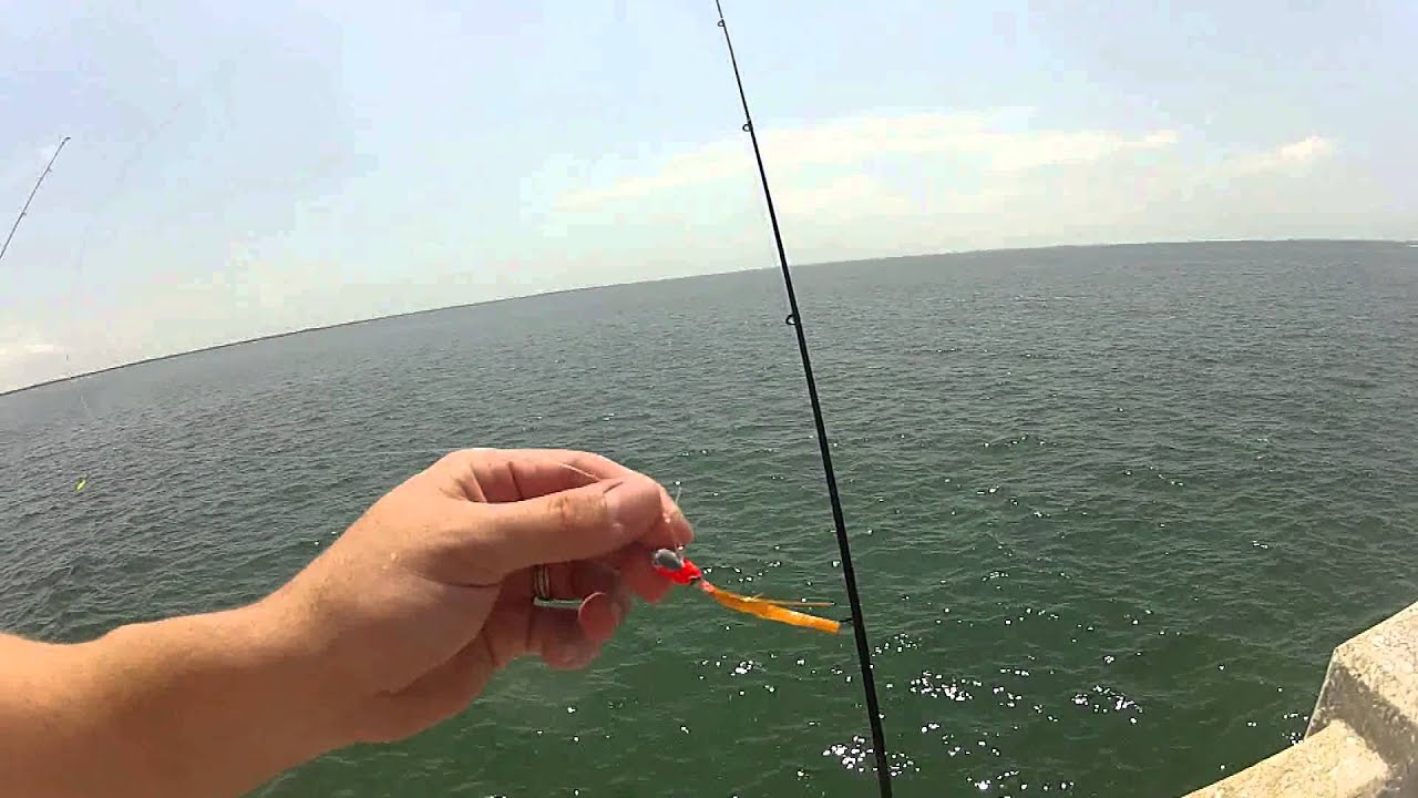 Spanish Mackerel Fishing at the Sunshine Skyway Fishing Pier YouTube