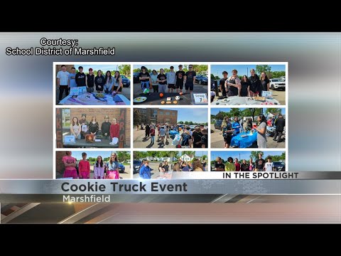 Marshfield middle schoolers have Cookie Truck event