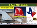 Tesla Gigafactory Texas 7 April 2021 Cyber Truck & Model Y Factory Construction Update (08:00AM)