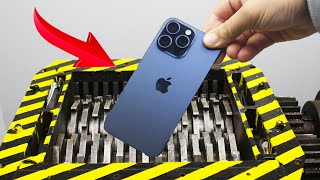 Shredding Apple Iphone 15 PRO MAX 512GB And Toys ASMR Satisfying