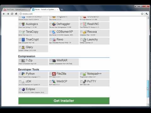 Ninite - The Fastest and Easiest way to Install Multiple Programs