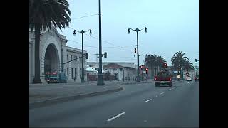 2002 Driving down the Embarcadero in San Francisco