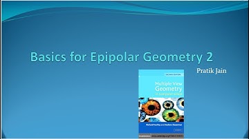 Basics for Epipolar Geometry 2