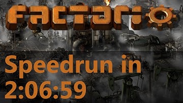 Factorio Speedrun in 2:06:59 by AntiElitz (any%)