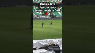 Dadju x Tayc répétition pour l’ouverture de la CAN 🌳🩸⚽️🏆 #dadjudjuna16 #dadju #tayc #can2024