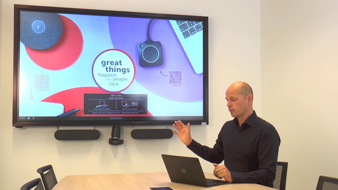 ClickShare Conference How to use advanced sharing in the ClickShare