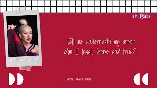 Christina Aguilera - Loyal Brave True [Lyrics] HD