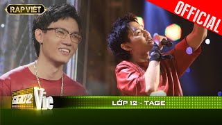 Chắc chắn đây là bài Rap trường học ngầu nhất của Tage | RAP VIỆT  [Live Stage]