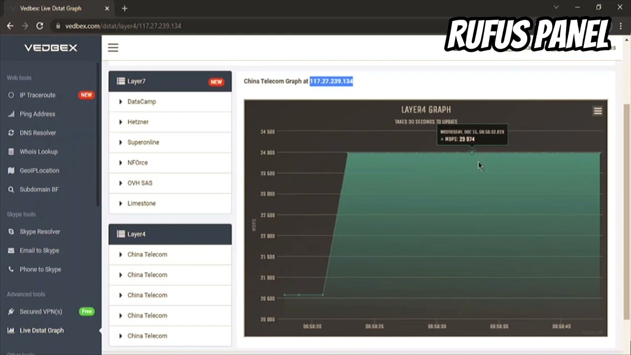 Selling spot botnet Rufus
