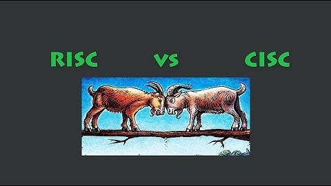 RISC vs. CISC