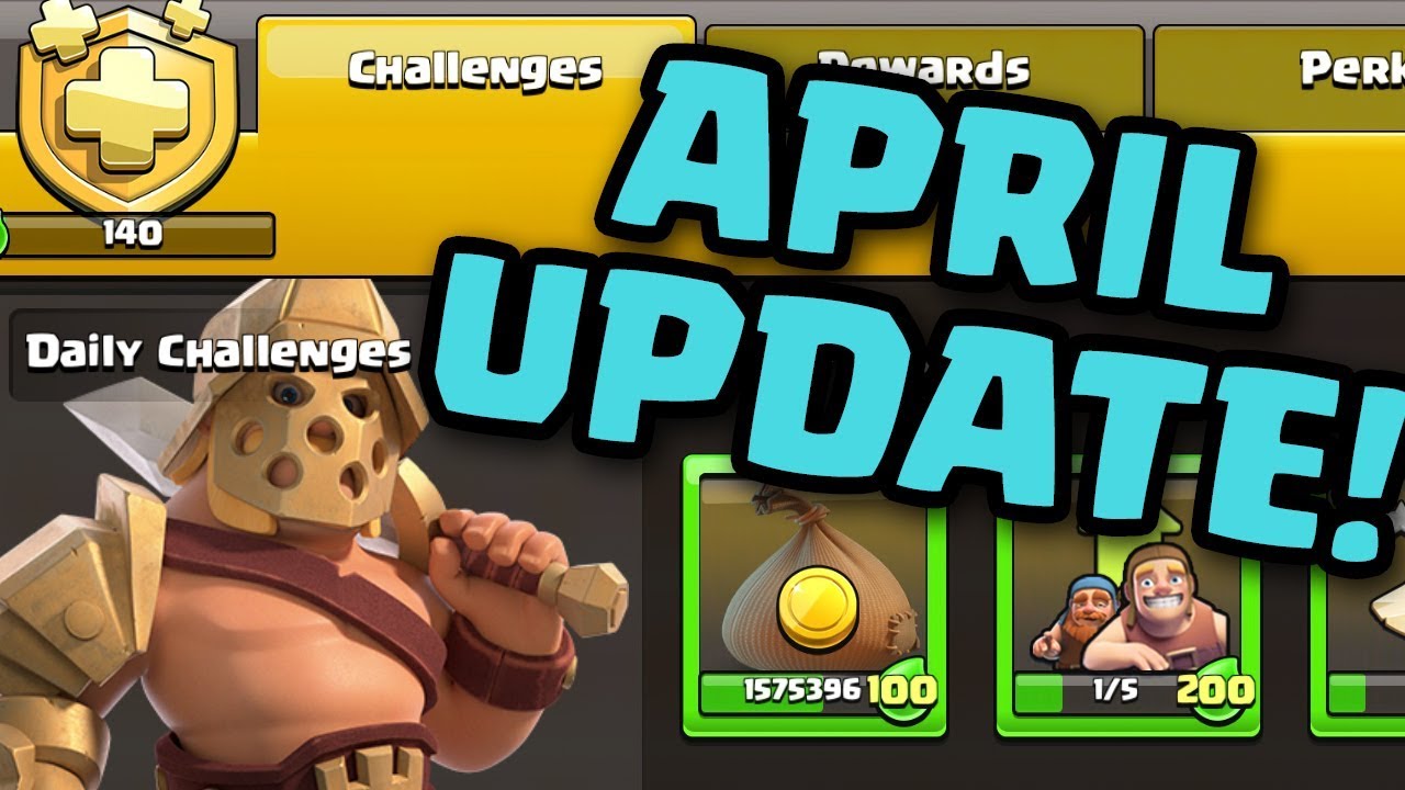 Clash of Clans • APRIL UPDATE IS IT WORTH THE 5 FOR GOLD PASS