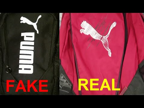 puma original logo vs fake