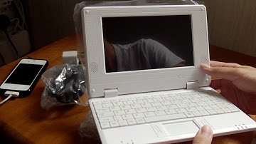 Unboxing: CHEAP 7" 800MHZ Android 2.2 Mini Laptop Notebook Netbook